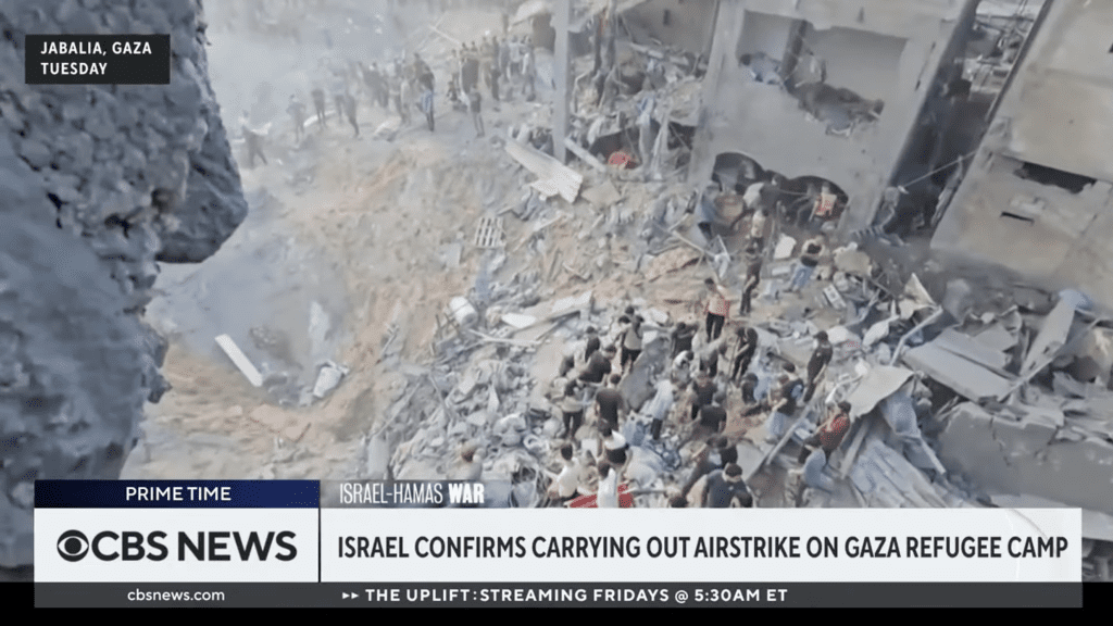 Israels strike on a refugee camp